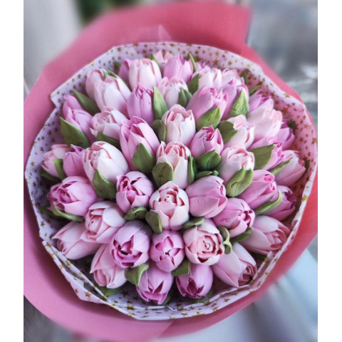 Букет из зефира "Фламинго"